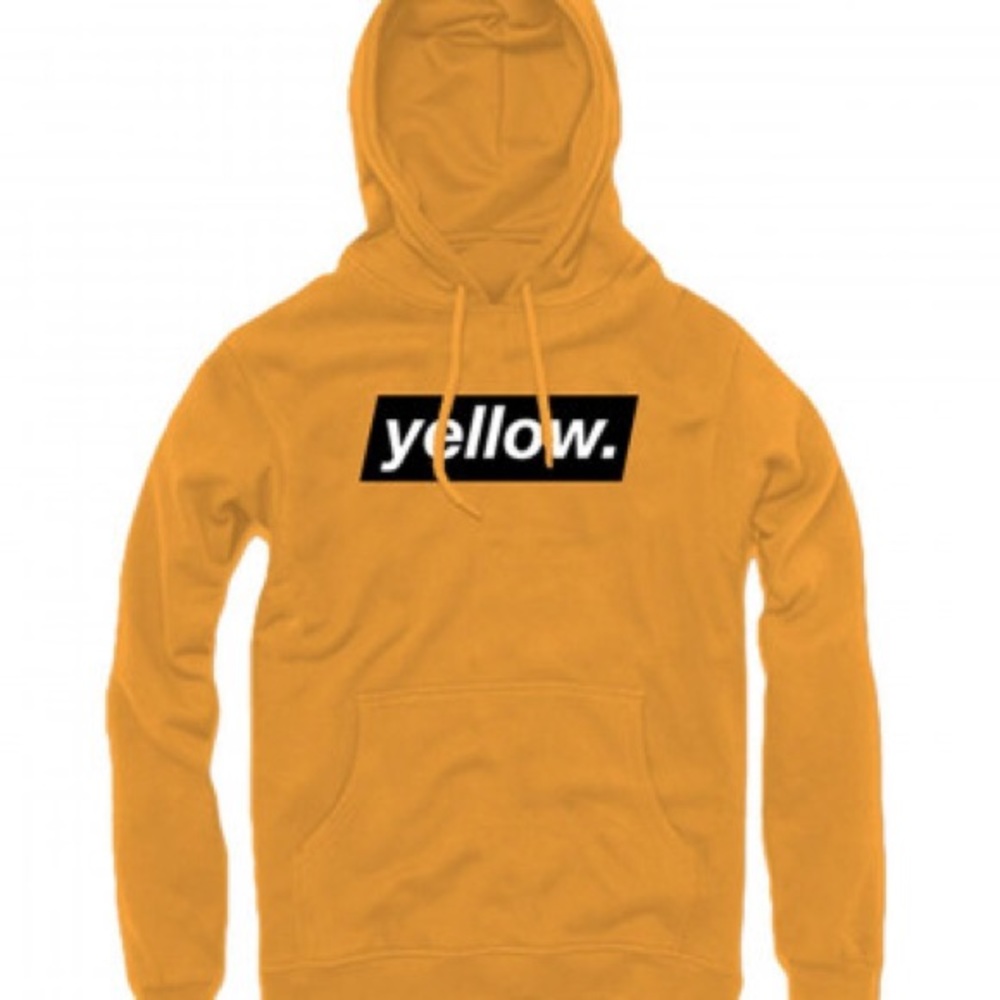 Yellow sweatshirt